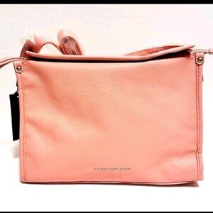 French Connection Vivian Slouchy Messenger Bag , Pink Blossom